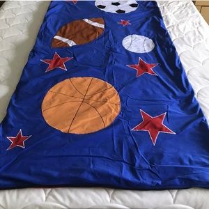 Youth Sleeping Bag Sports Theme Slumber Party Sleepover Camping.